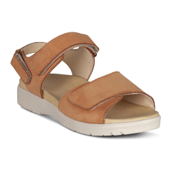 DTD-101 (цв.2-охра) Туфли летние открытые (Ремень на велкро)