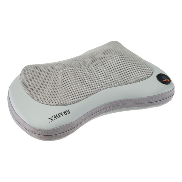 Массажная подушка с подогревом и массажем Шиацу (серая) KZ0564 