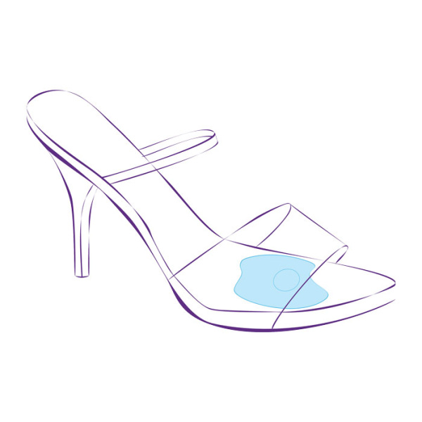 Подушечки «Антискольжение» под дистальный отдел стопы СТ-35  Trives