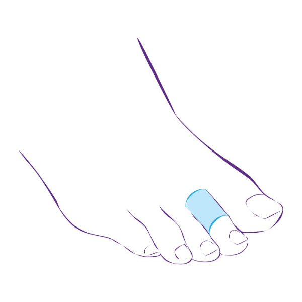 Кольца силиконовые для защиты пальцев стопы СТ-45  Trives